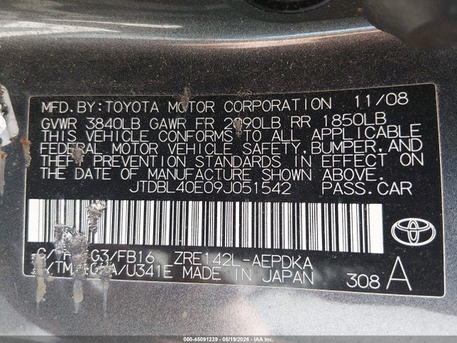 Toyota Corolla Le