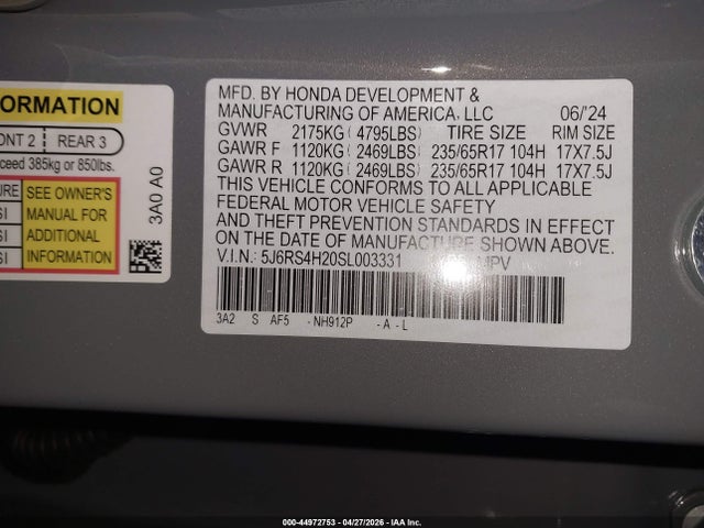 Honda CR-V Lx Awd
