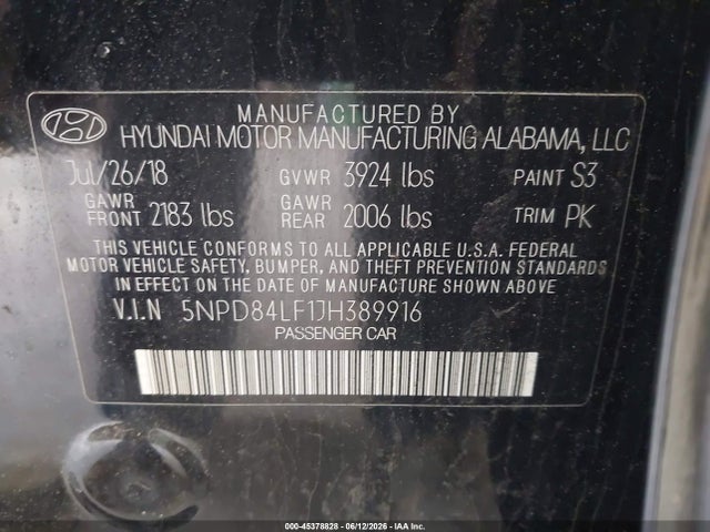 Hyundai ELANTRA Sel