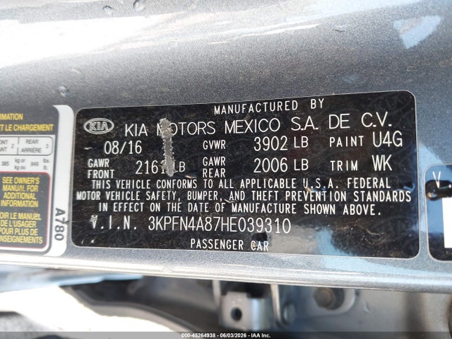 Kia Forte Ex