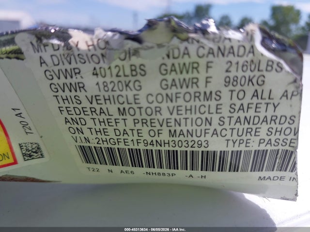 Honda Civic Touring