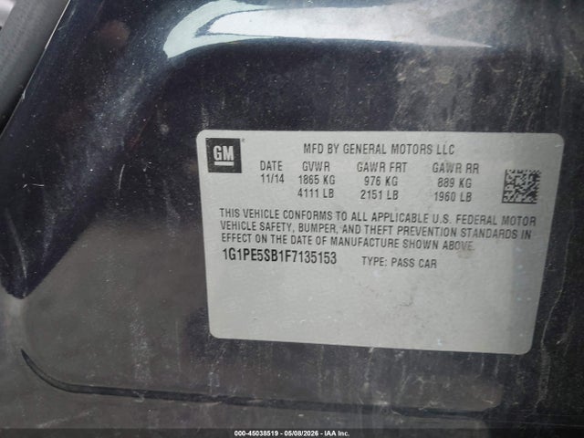 Chevrolet Cruze Lt