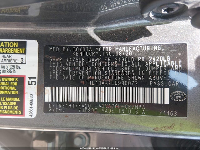 Toyota Camry Le