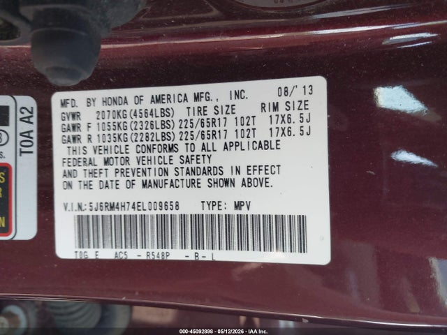 Honda CR-V Ex-l