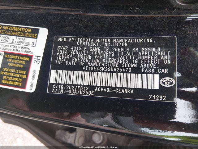Toyota Camry Le