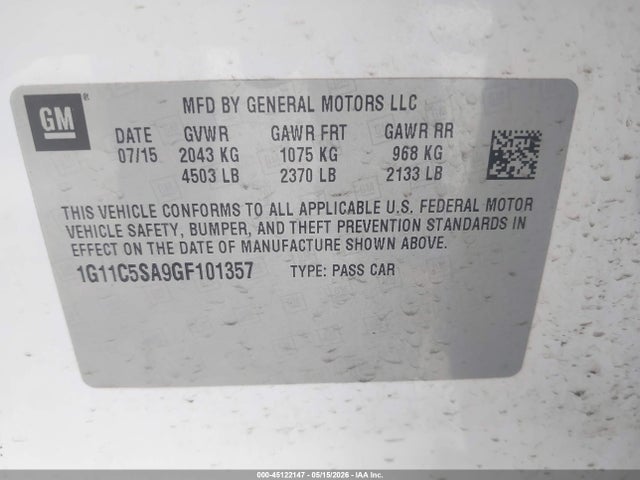 Chevrolet Malibu Lt