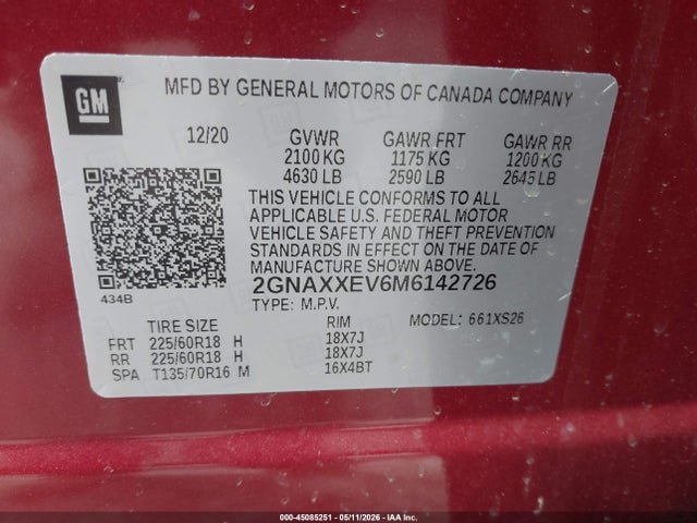 Chevrolet Equinox Awd Premier