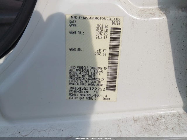 Nissan Altima 2.5 S