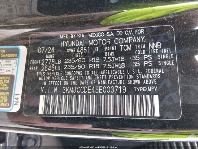 Hyundai TUCSON Sel Convenience
