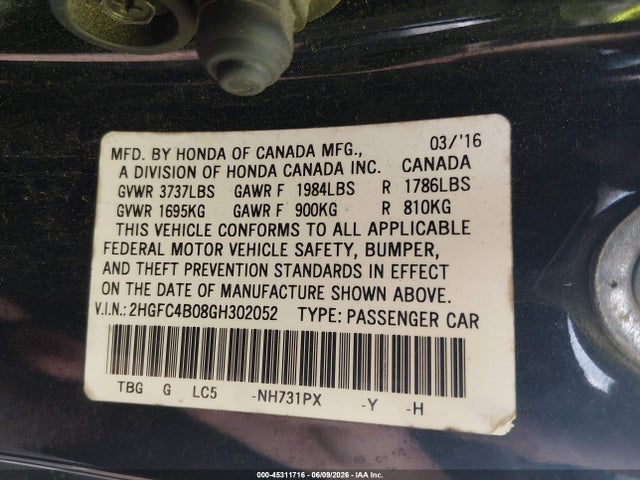Honda Civic Lx-p
