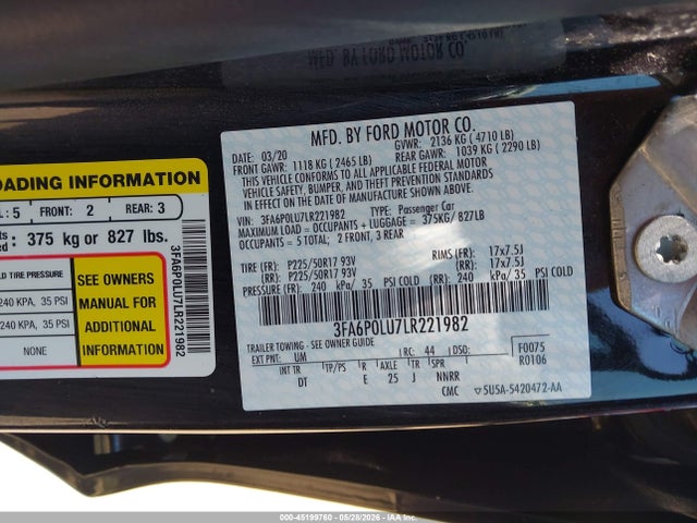 Ford Fusion Hybrid Se