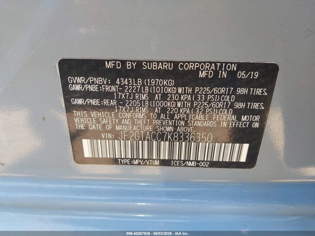 Subaru Crosstrek 2.0i Premium