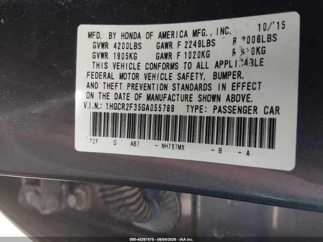 Honda Accord Lx
