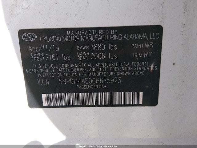 Hyundai ELANTRA Value Edition