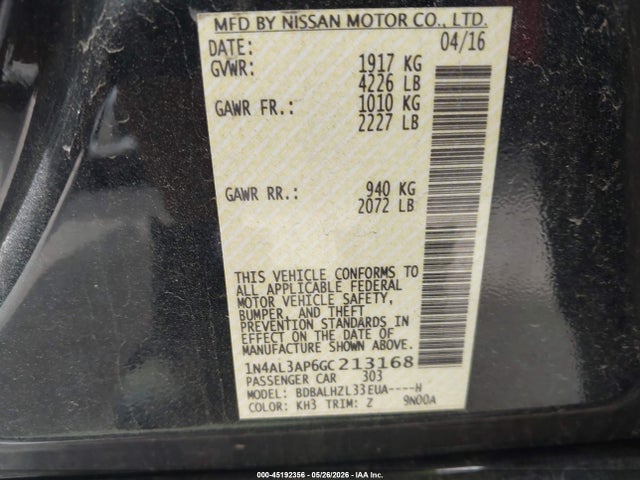 Nissan Altima 2.5 Sr