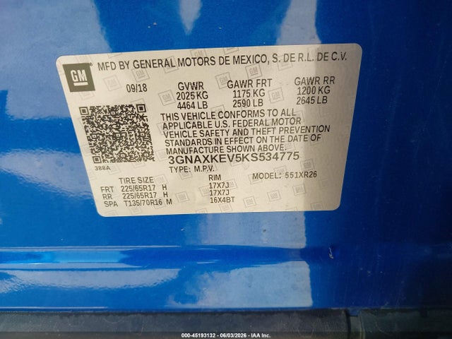 Chevrolet Equinox Lt