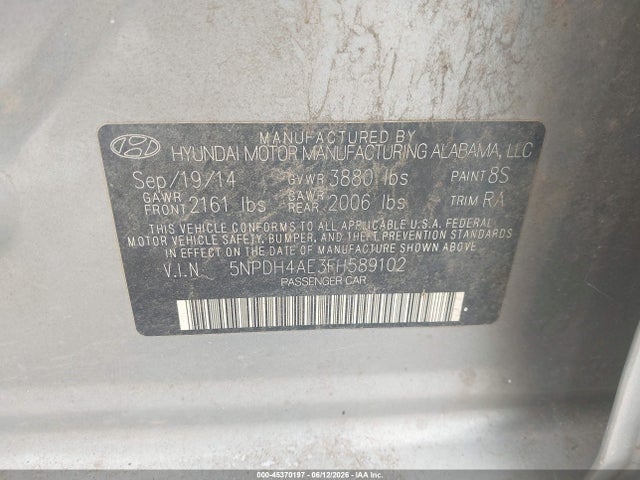 Hyundai ELANTRA Se