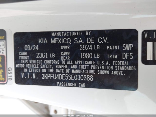 Kia K4 Ex