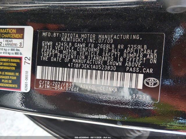 Toyota Camry Le
