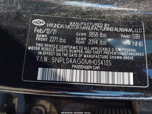 Hyundai ELANTRA Sel