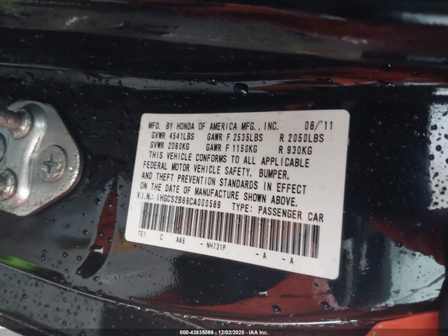 Honda Accord 3.5 Ex-l