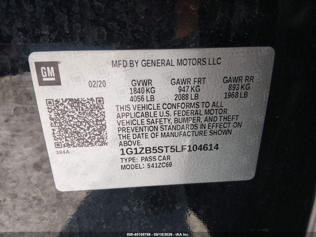 Chevrolet Malibu Fwd Ls