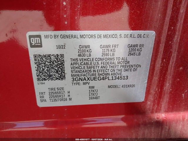Chevrolet Equinox Awd Lt