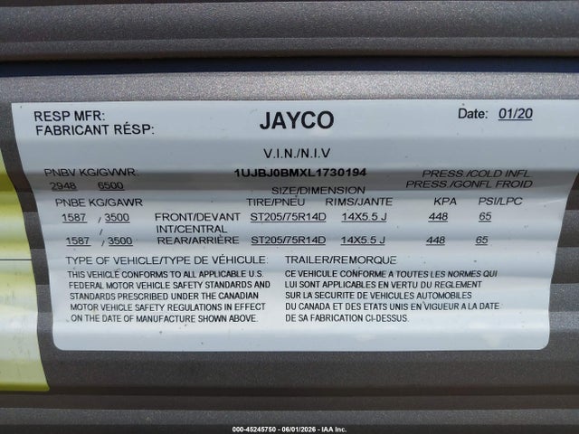 Jayco Jayflight Slx