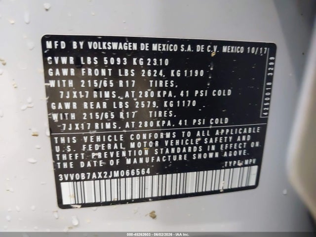 Volkswagen Tiguan 2.0t S