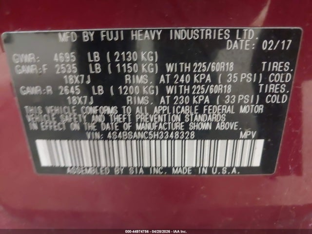 Subaru Outback 2.5i Limited