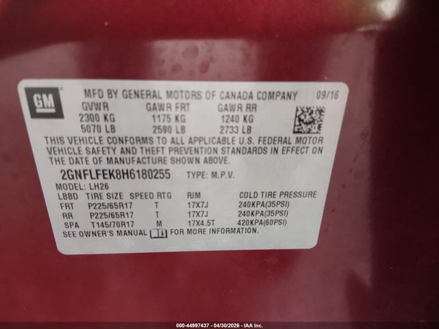 Chevrolet Equinox Lt