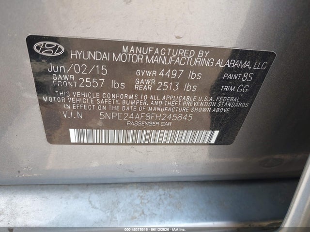 Hyundai SONATA Se