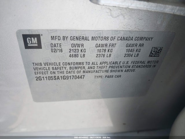 Chevrolet Impala 1lt