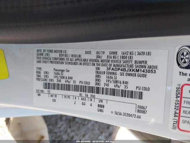 Ford Fiesta Se
