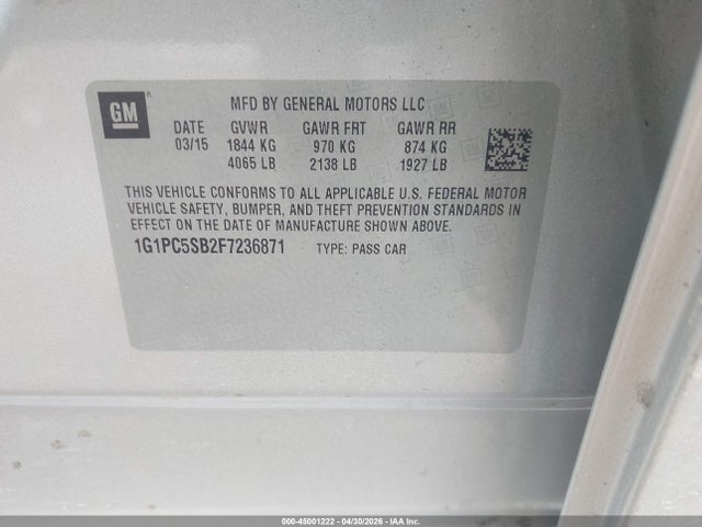 Chevrolet Cruze 1lt Auto
