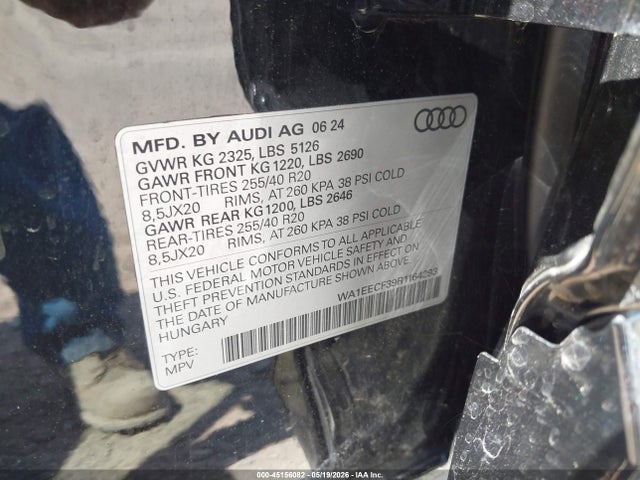 Audi Q3 Premium Plus 45 Tfsi S Line Quattro Tiptronic