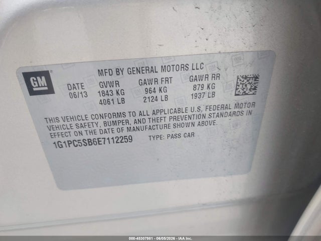 Chevrolet Cruze 1lt Auto