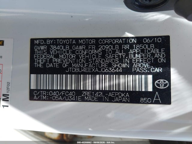 Toyota Corolla Le