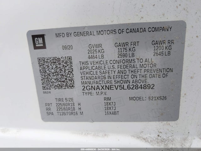 Chevrolet Equinox Fwd Premier 1.5l Turbo