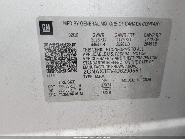 Chevrolet Equinox Lt