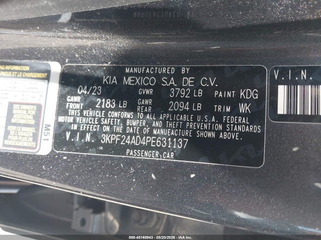 Kia Forte Lxs