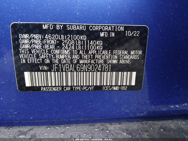 Subaru WRX Limited