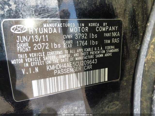 Hyundai ELANTRA Gls (ulsan Plant)