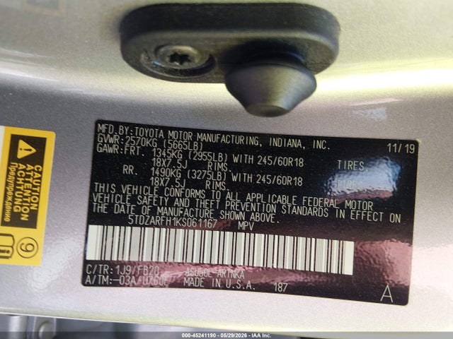 Toyota Highlander Le