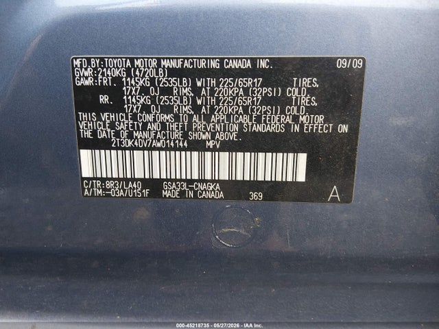 Toyota RAV4 Limited V6