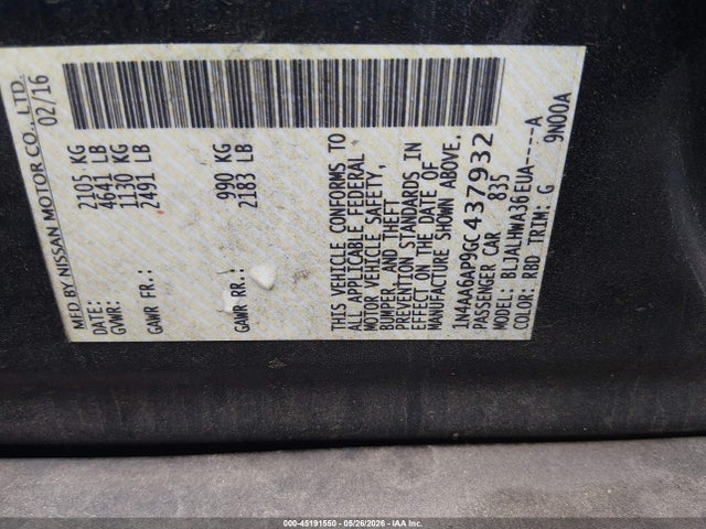 Nissan Maxima 3.5 Platinum