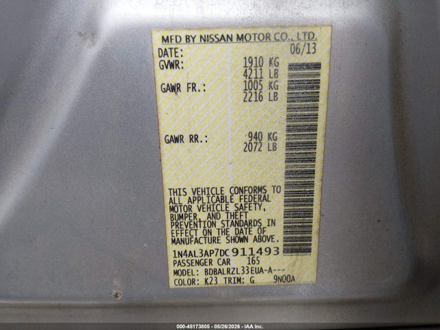 Nissan Altima 2.5 S