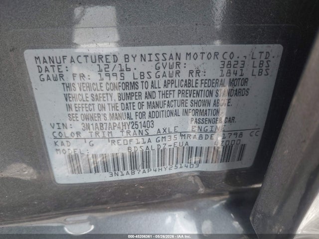 Nissan Sentra Sv