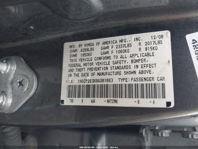 Honda Accord 2.4 Lx