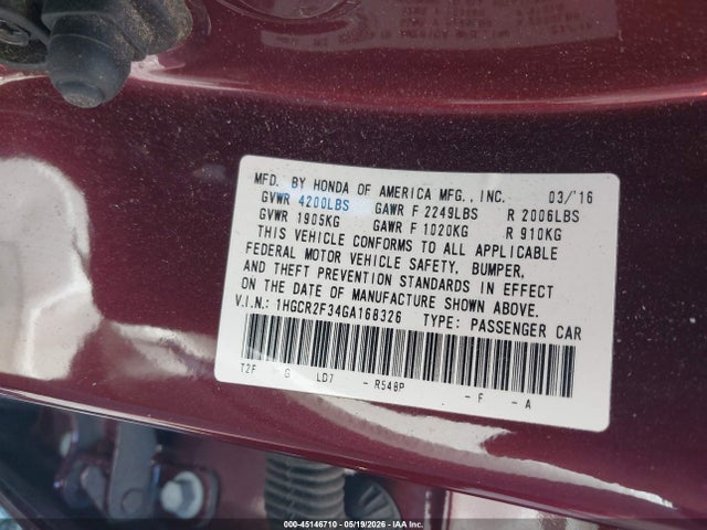 Honda Accord Lx